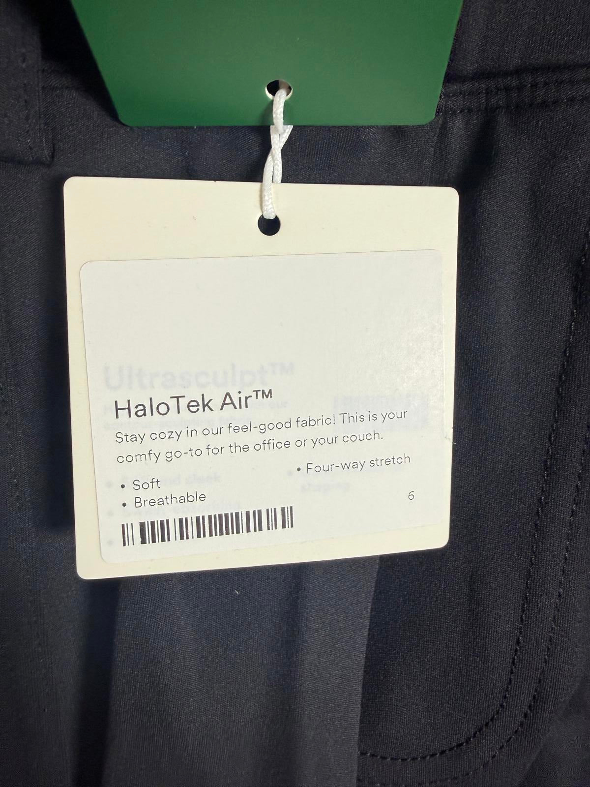 NWT Halara HaloTek Air Cargo Pocket Shorts Black Stretch Size Small