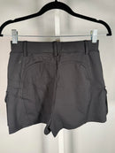 NWT Halara HaloTek Air Cargo Pocket Shorts Black Stretch Size Small