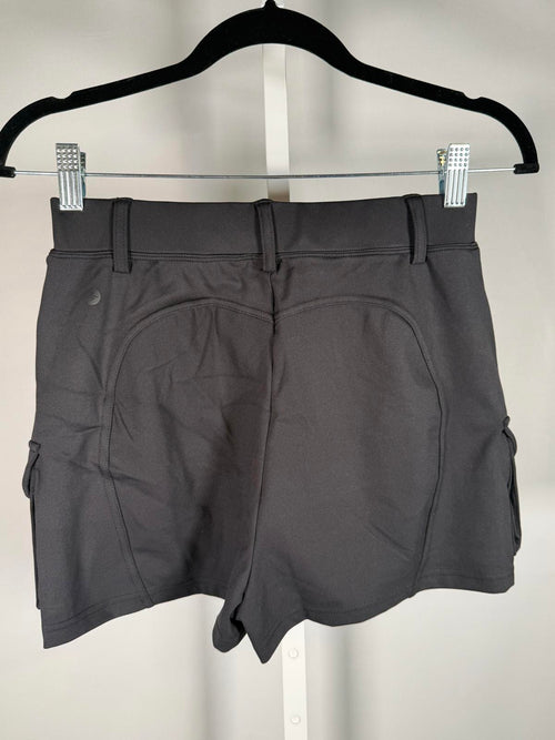 NWT Halara HaloTek Air Cargo Pocket Shorts Black Stretch Size Small
