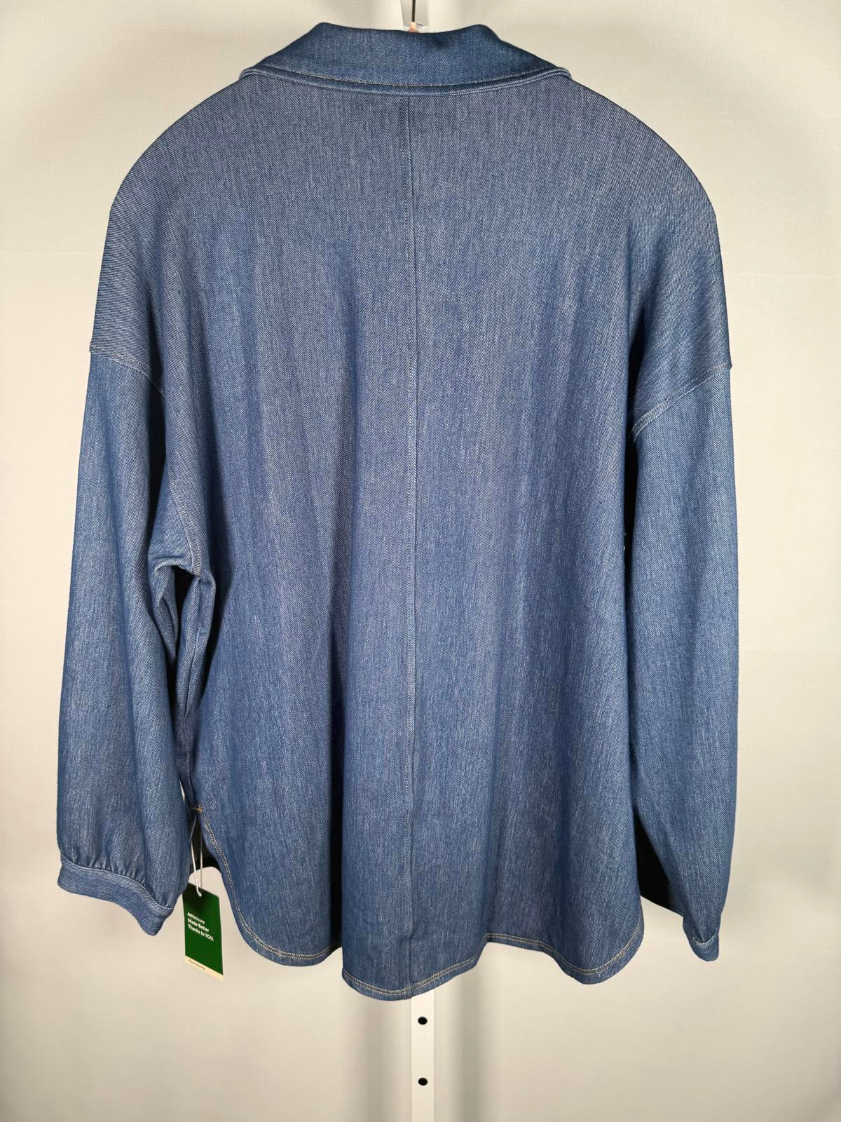 NWT Halara Oversized Denim Button-Up Shirt Jacket Size Small