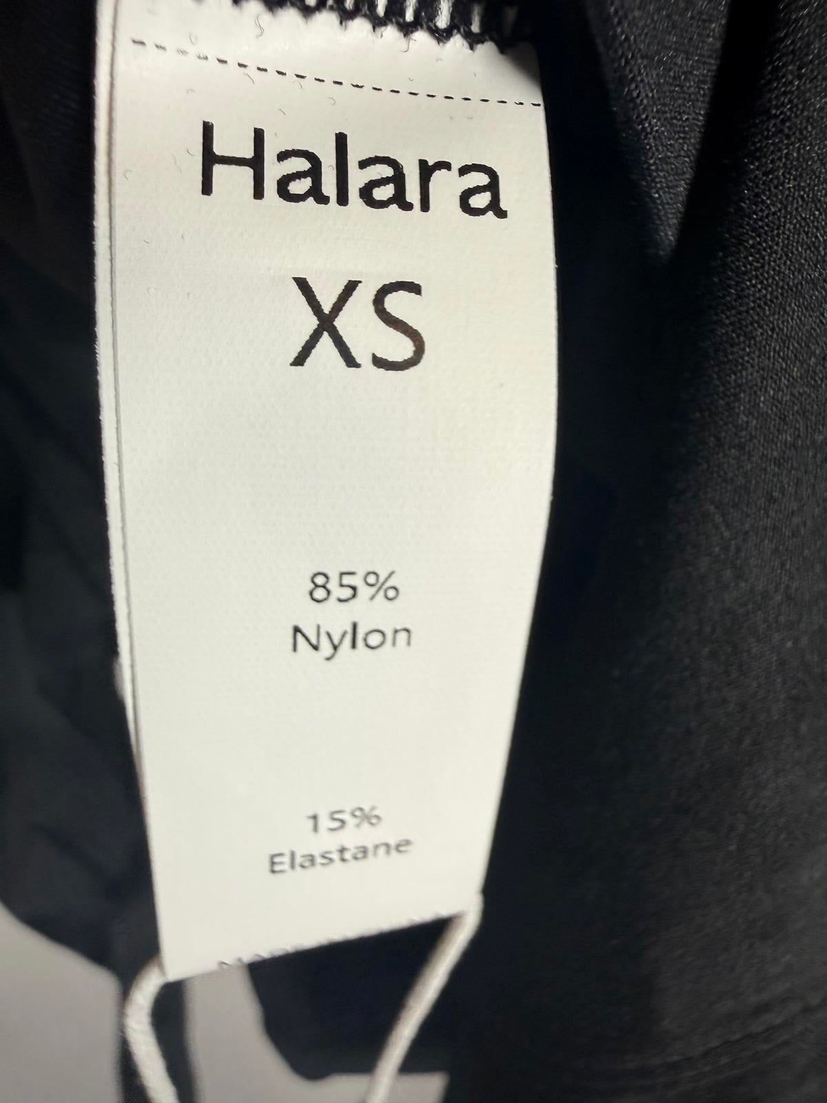 NWT Halara Soft Cloud Ruched Sleeve Open Back Top Size XS