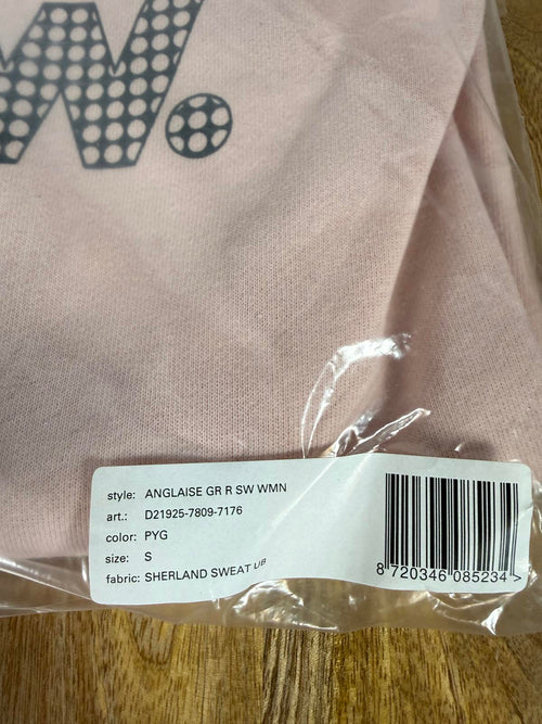 NWT G-Star RAW Anglaise Graphic Crewneck Sweatshirt Womens Pink Small $110 MSRP