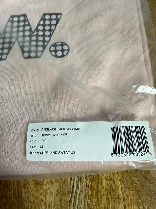 NWT G-Star RAW Anglaise Graphic Crewneck Sweatshirt Womens Pink Medium $110 MSRP