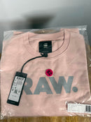 NWT G-Star RAW Premium Crewneck Sweatshirt Womens Pink Size Medium $110 MSRP
