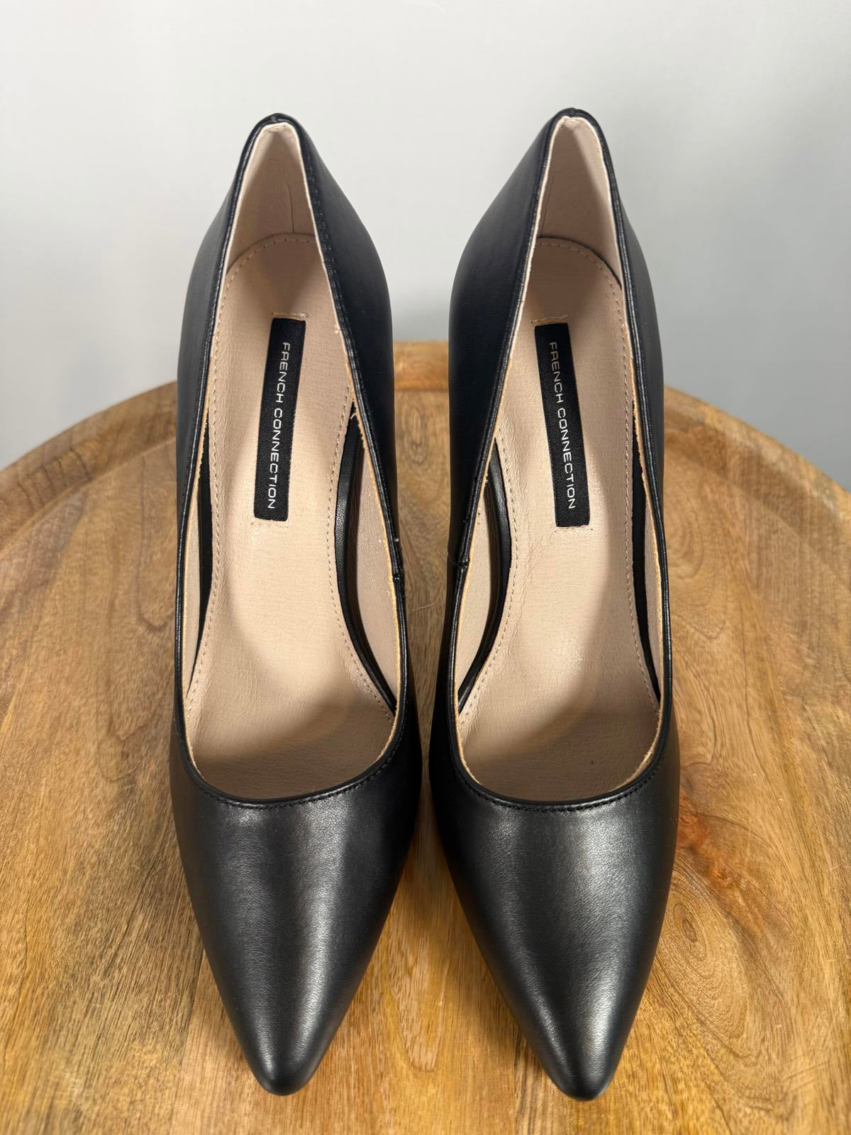 French Connection Black Pointed Toe Heels Classic Pump Women's Size 7.5 NWB
