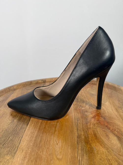 French Connection Black Pointed Toe Heels Classic Pump Women's Size 7.5 NWB