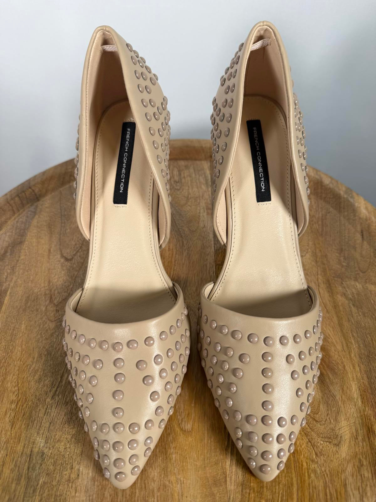 French Connection Studded D'Orsay Heels Size 11 NWB