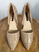 French Connection Studded D'Orsay Heels Size 11 NWB