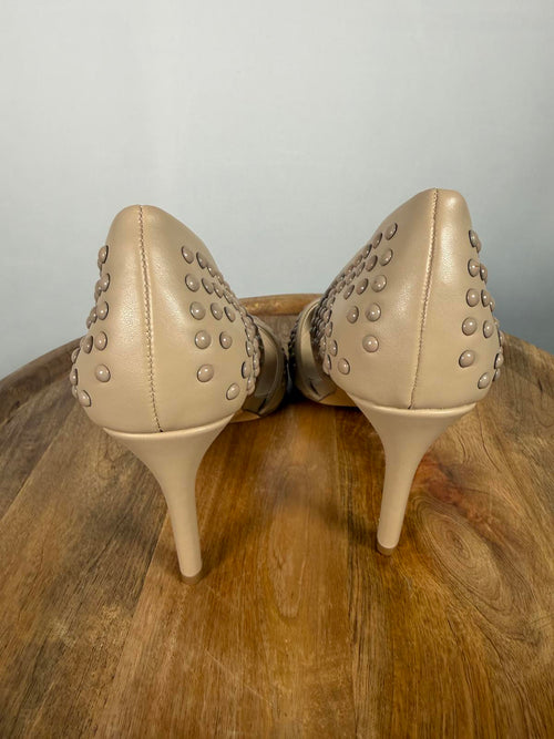French Connection Studded D'Orsay Heels Size 11 NWB