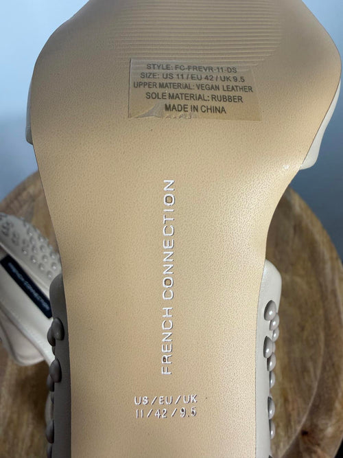 French Connection Studded D'Orsay Heels Size 11 NWB