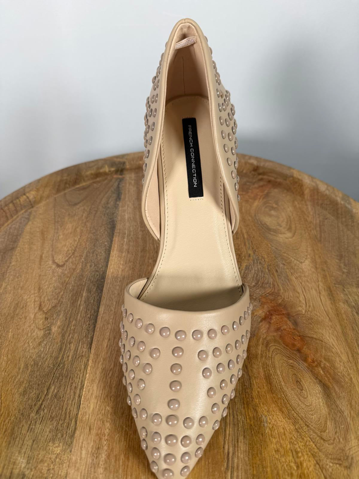French Connection Studded D'Orsay Heels Size 11 NWB