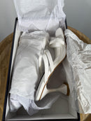 French Connection White Strappy Block Heel Sandal Womens US 10 NWB