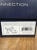 French Connection White Strappy Block Heel Sandal Womens US 10 NWB