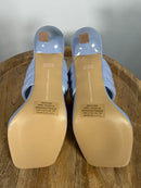French Connection Heels Blue Thong Strap Square Toe Padded Sandals US 8 NWB