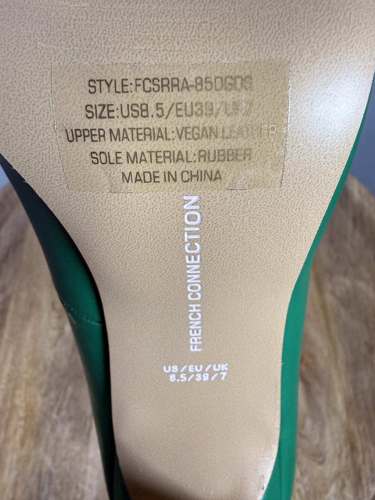 French Connection Womens Sierra Pointed Toe Comfortable Pumps Green Size 8.5 NWB
