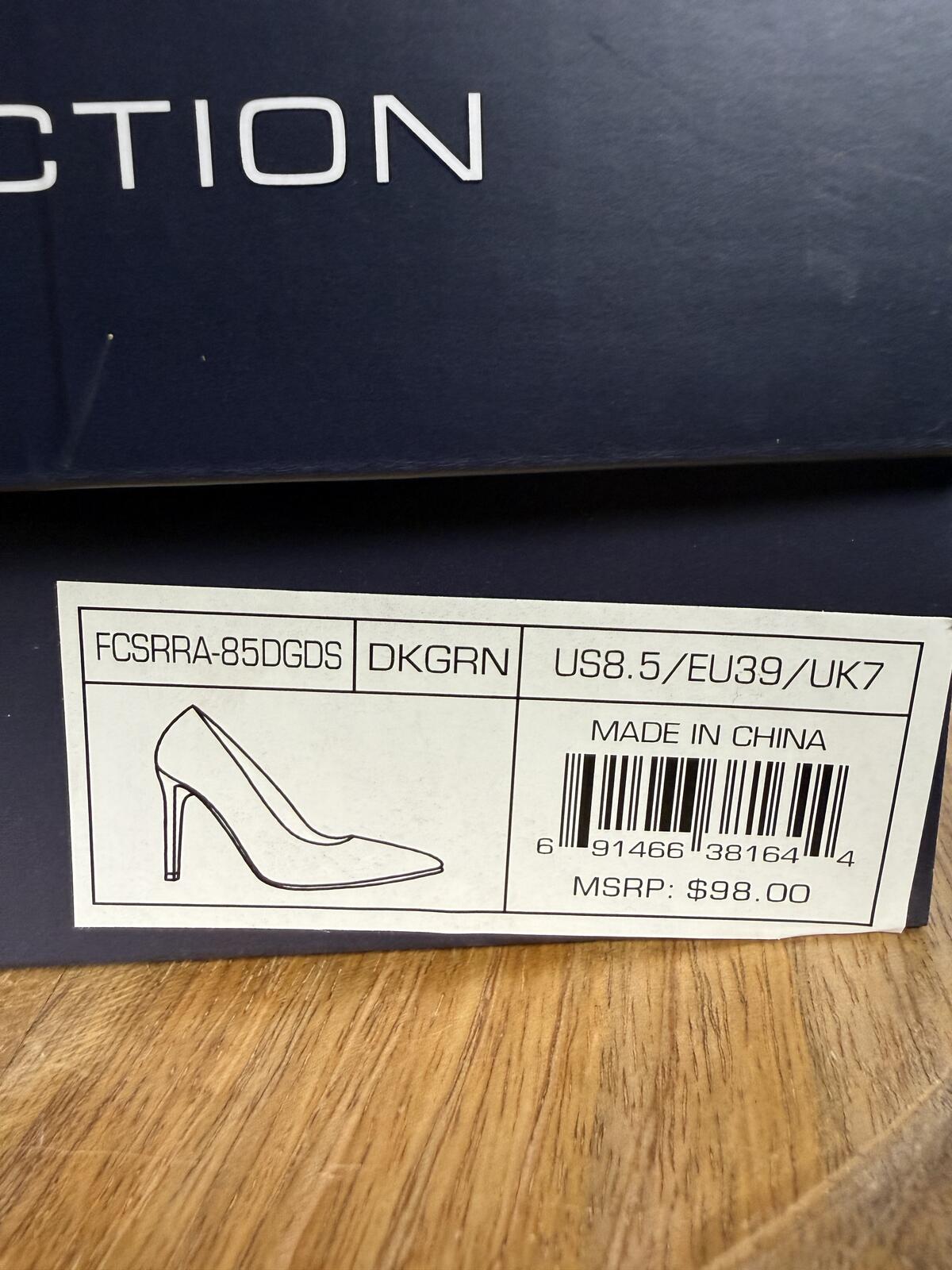 French Connection Womens Sierra Pointed Toe Comfortable Pumps Green Size 8.5 NWB