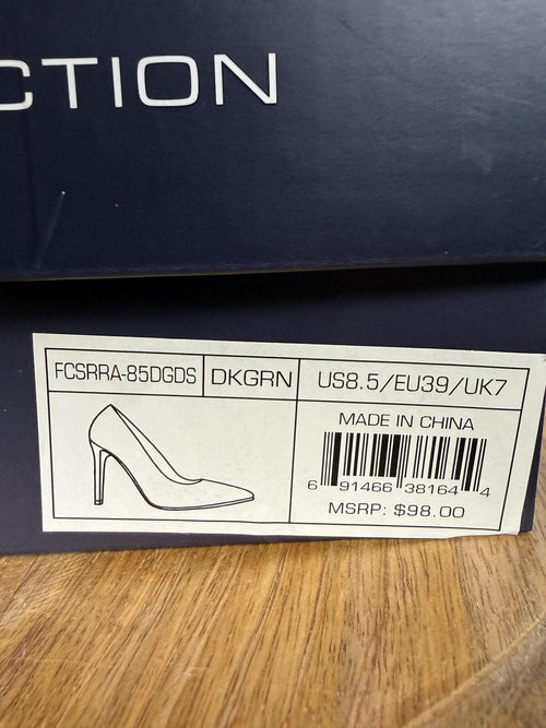 French Connection Womens Sierra Pointed Toe Comfortable Pumps Green Size 8.5 NWB