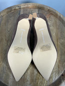 French Connection Suede Pointed Toe Heels Brown Stiletto Pumps US 8 NWB