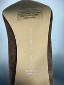 French Connection Suede Pointed Toe Heels Brown Stiletto Pumps US 8 NWB