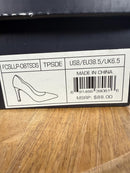 French Connection Suede Pointed Toe Heels Brown Stiletto Pumps US 8 NWB