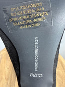 French Connection Black Suede Pointed Toe Pumps Heels Women's US Size 6 NWB