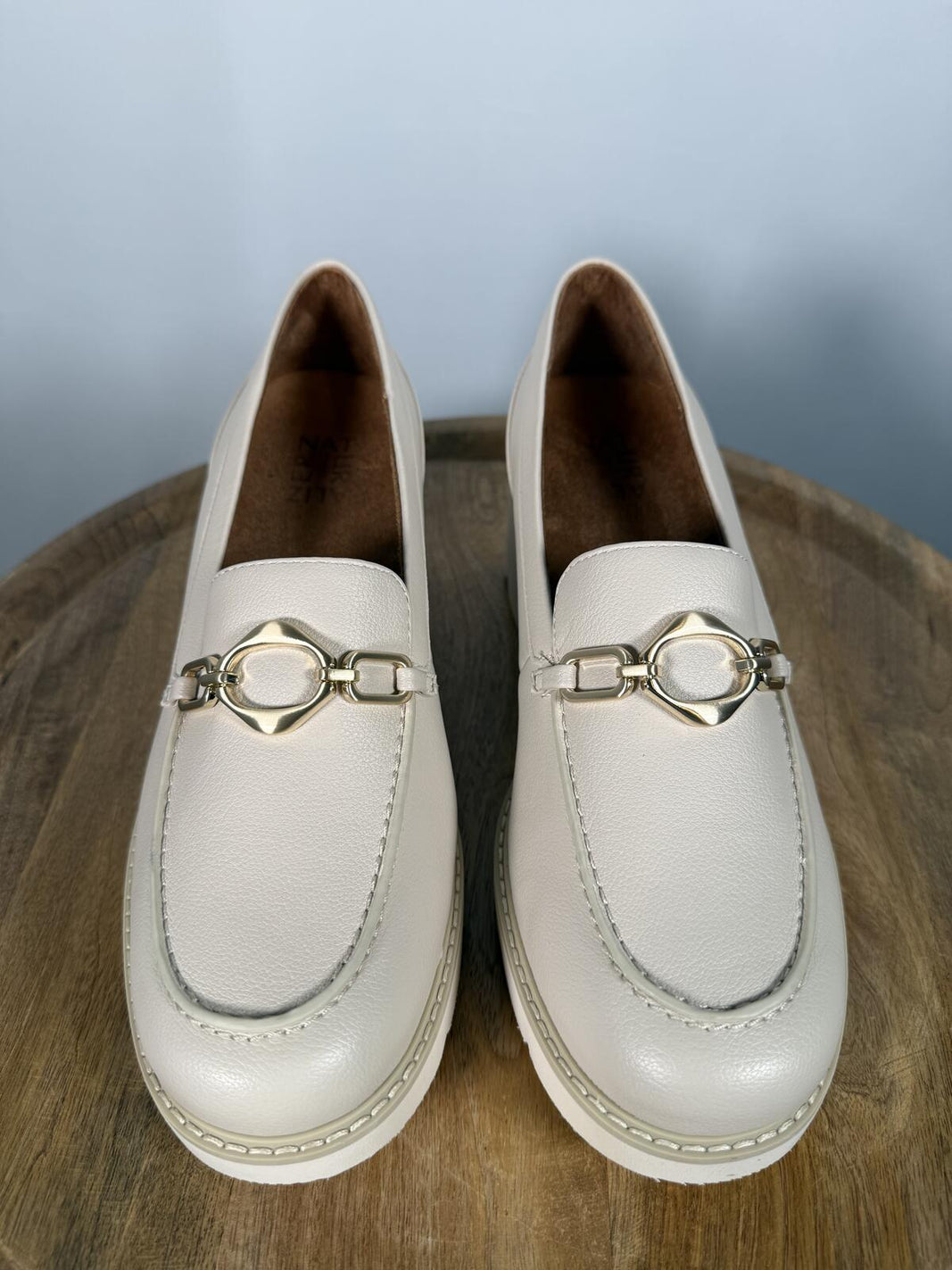 Naturalizer Porcelain Lug Sole Loafers Women's US 12M Comfort Slip-On NWB