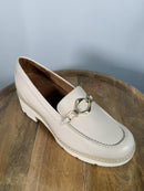 Naturalizer Porcelain Lug Sole Loafers Women's US 9.5M Comfort Slip-On NWB