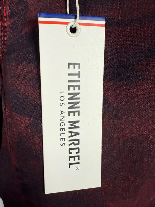 NWT Etienne Marcel Red Star Print Skinny Jeans Size 26
