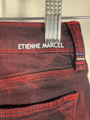 NWT Etienne Marcel Red Star Print Skinny Jeans Size 26