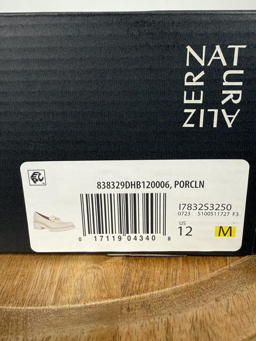 Naturalizer Porcelain Lug Sole Loafers Women's US 12M Comfort Slip-On NWB