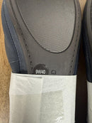 Lucky Brand Emmie Leather Ballet Flats US Size 9W Wide American Navy NWB