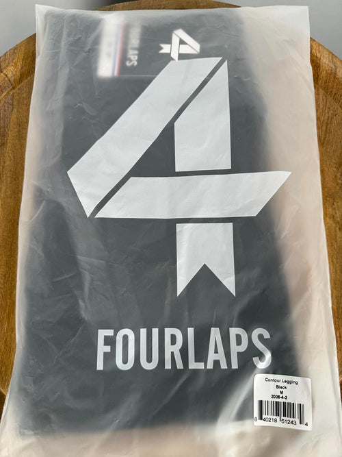 NWT Fourlaps Women's Contour High Waist Performance Leggings Black Size M