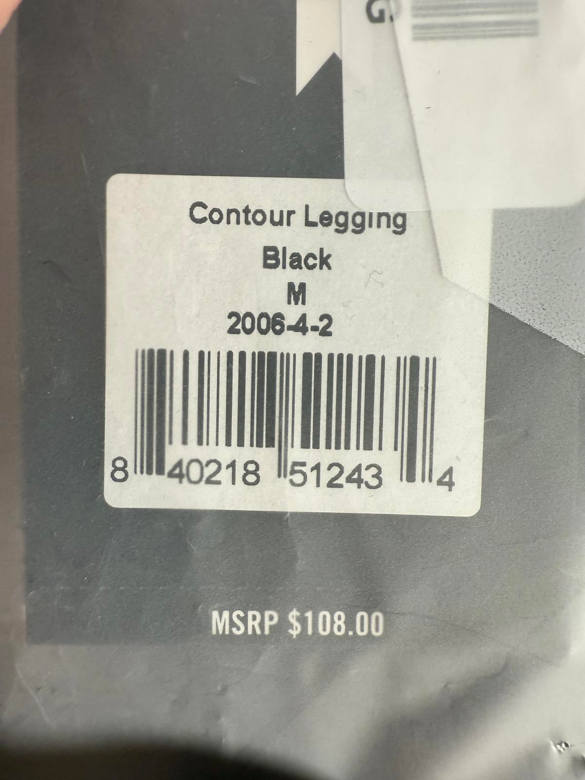 NWT Fourlaps Women's Contour High Waist Performance Leggings Black Size M