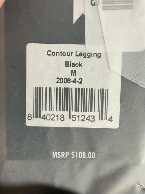 NWT Fourlaps Women's Contour High Waist Performance Leggings Black Size M