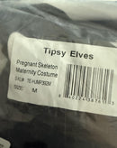 NWT Tipsy Elves Women's Pregnant Skeleton Maternity Costume Size Medium