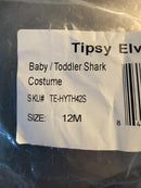 NWT Tipsy Elves Toddler Boy's Shark Costume Size 12M
