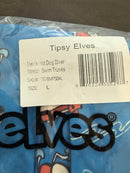 NWT Tipsy Elves Hot Dog Diver Stretch Swim Trunks Size Large
