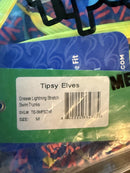 NWT Tipsy Elves Grease Lightning Stretch Swim Trunks Size Medium