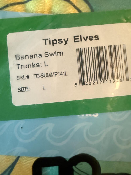 NWT Tipsy Elves Tipsy Elves Havana Banana Swim Trunks