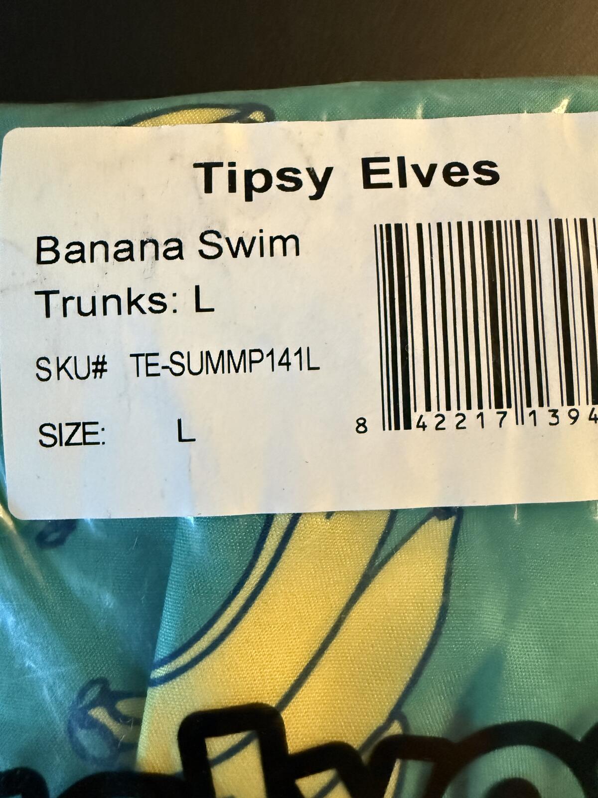 NWT Tipsy Elves Tipsy Elves Havana Banana Swim Trunks