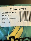 NWT Tipsy Elves Tipsy Elves Havana Banana Swim Trunks