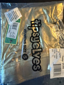 NWT Tipsy Elves Leggings Women's Gold Metallic Size Small