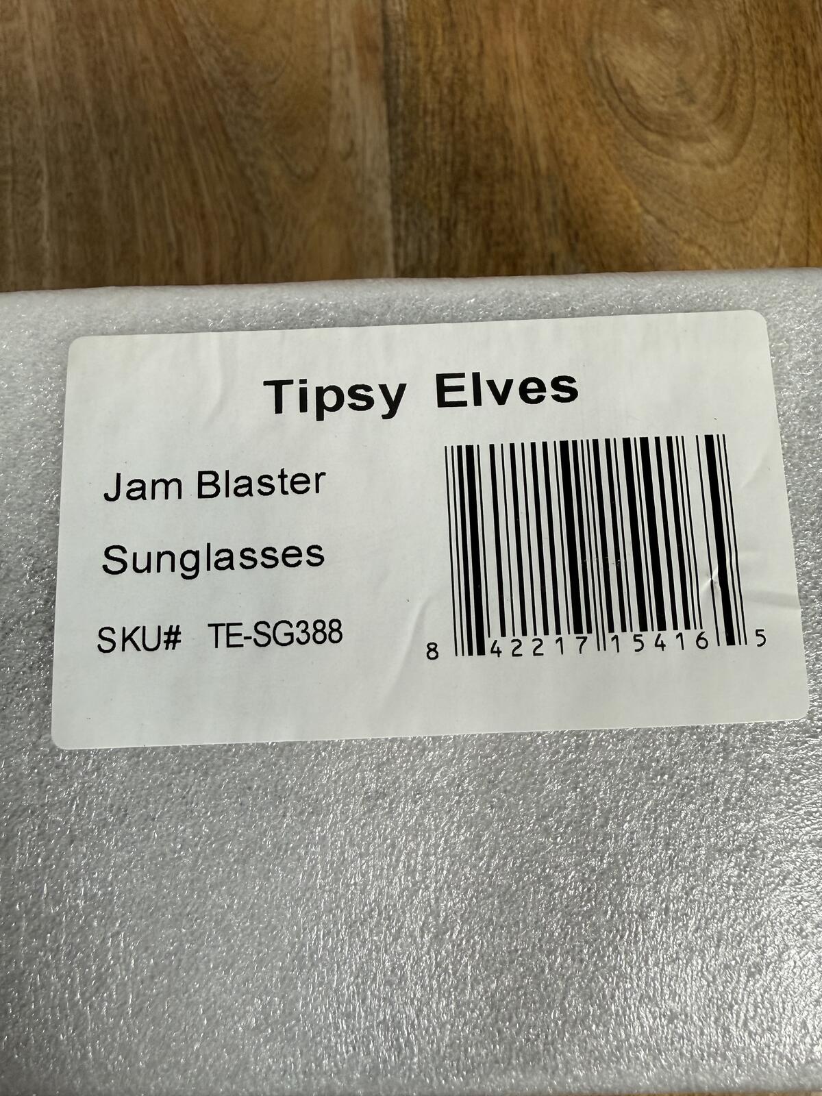 Tipsy Elves Jam Blaster Reflective Performance Sunglasses NWT