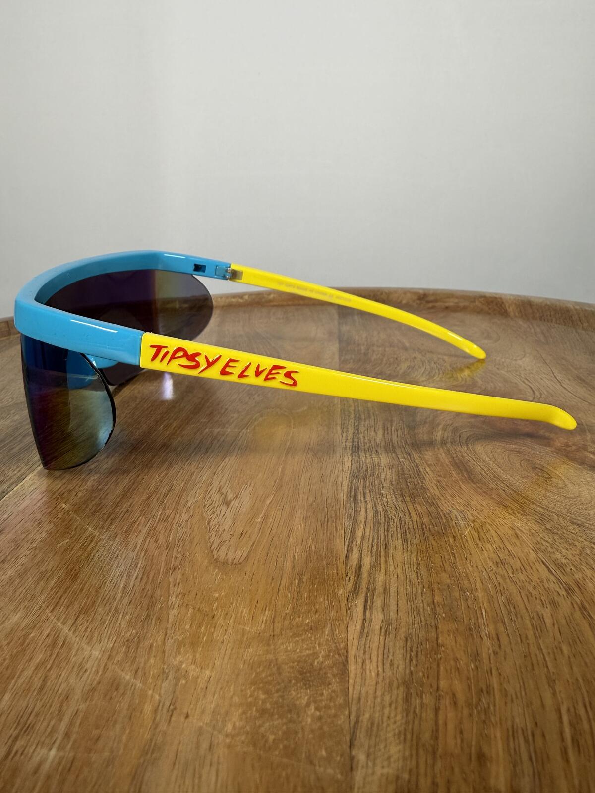 Tipsy Elves Jam Blaster Reflective Performance Sunglasses NWT