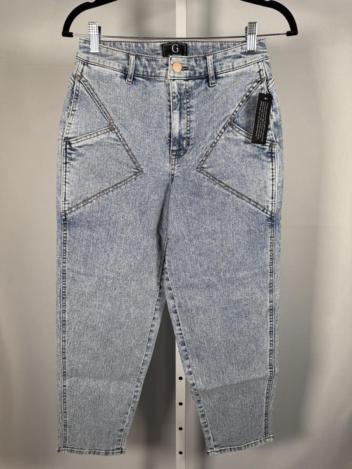 NWT G by Giuliana Women's Light Wash Cropped Tapered Jeans Size 6