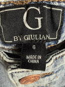 NWT G by Giuliana Women's Light Wash Cropped Tapered Jeans Size 6