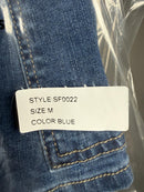 NWT Six Fifty Kyra Cargo Denim Mini Skirt Dark Wash Size Medium