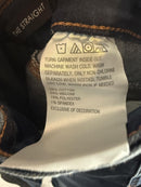 NWT G by Giuliana Black Label Straight Lace Hem Jeans Size 6