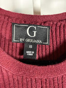 NWT G by Giuliana Ribbed Stripe Midi Sweater Dress XS