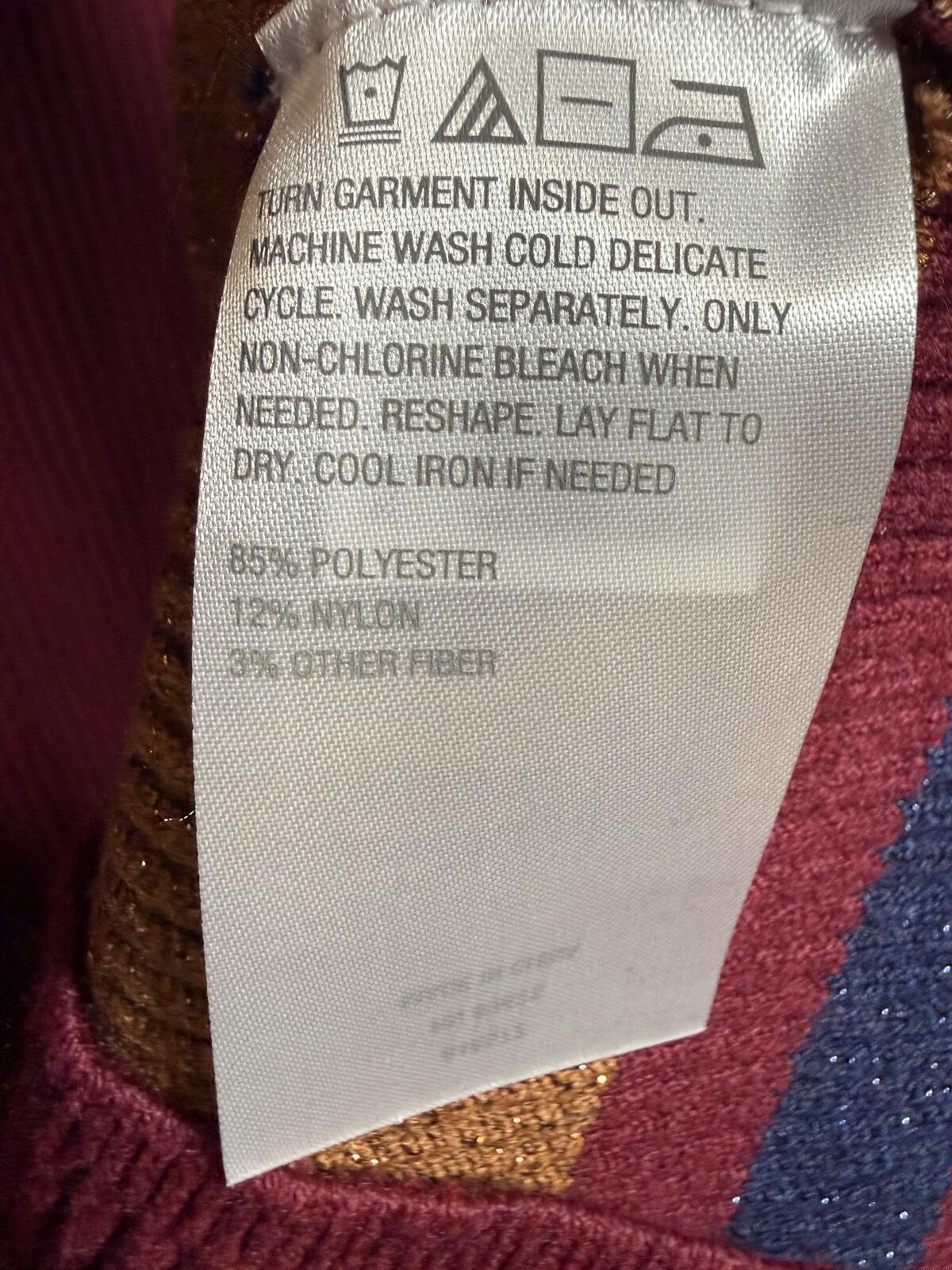 NWT G by Giuliana Ribbed Stripe Midi Sweater Dress XS